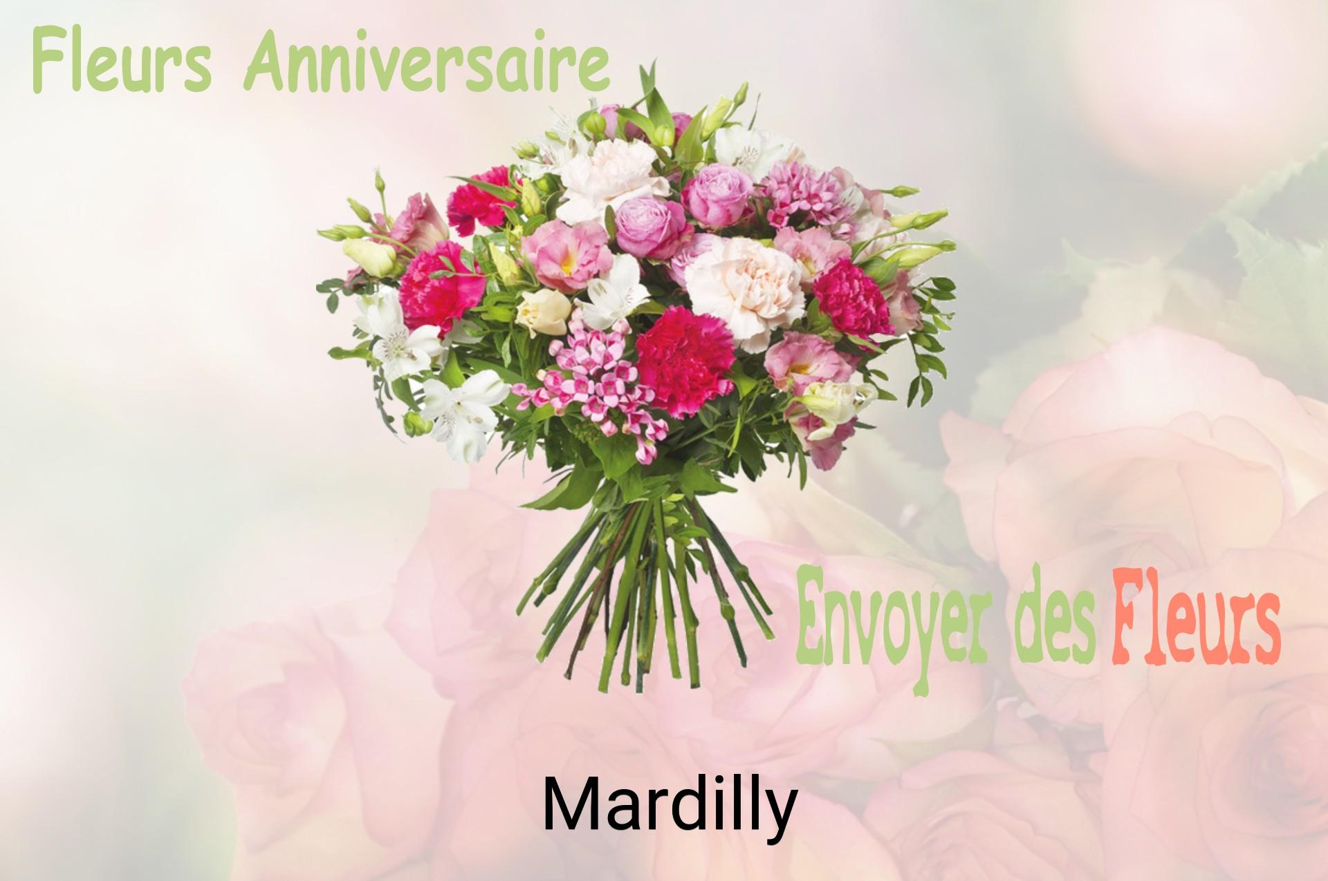 Bouquet de fleurs d’anniversaire livré à Mardilly